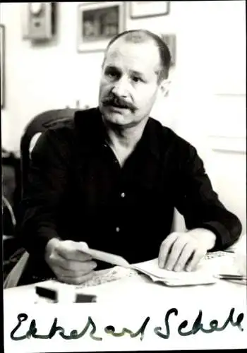 Foto Schauspieler Ekkehard Schall, Portrait, Autogramm