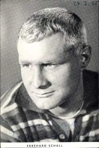 Ak Schauspieler Ekkehard Schall, Portrait, Autogramm