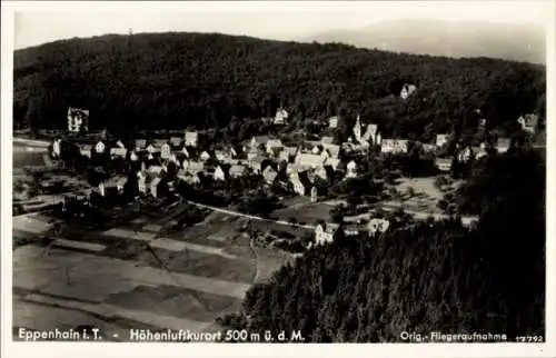 Ak Eppenhain Kelkheim im Taunus, Luftaufnahme von Eppenhain, Höhenluftkurort, malerische Landscha