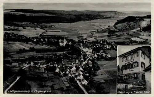 Ak Heiligenzimmern Rosenfeld im Zollernalbkreis Württemberg, Luftaufnahme von  Handlung von Fabia