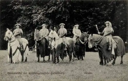 Ak Katlenburg Lindau in Niedersachsen, Heimatsfest der Kirchengemeinde, Herolde
