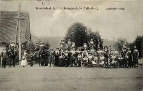 Ak Katlenburg Lindau, Heimatfest der Kirchengemeinde, 30 jähriger Krieg