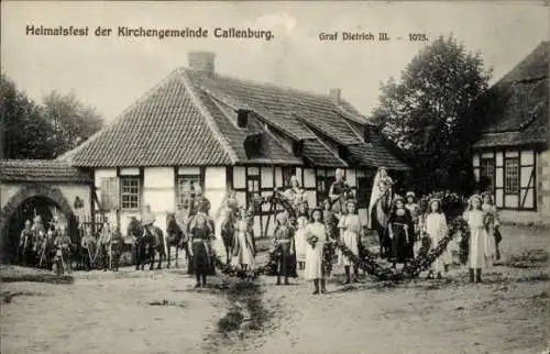 Ak Katlenburg Lindau, Heimatfest der Kirchengemeinde, Graf Dietrich III.