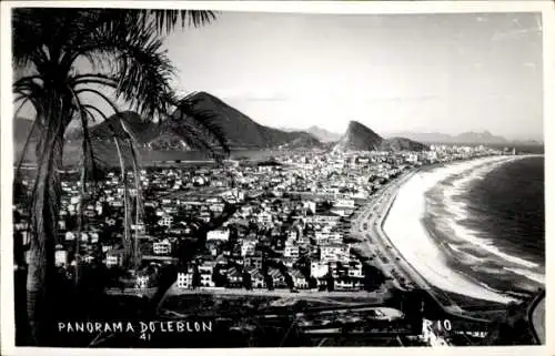Ak Leblon Rio de Janeiro Brasilien, Gesamtansicht