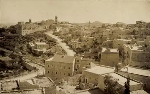 Ak Bethlehem Palästina, Gesamtansicht