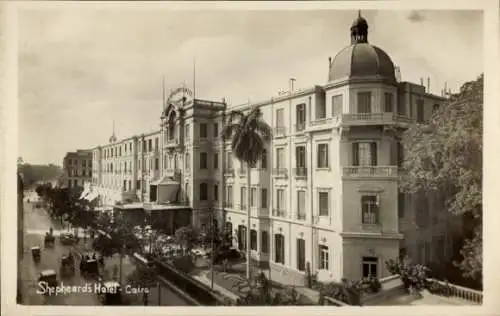 Ak Cairo Kairo Ägypten, Shepheards Hotel