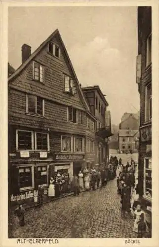 Ak Elberfeld Wuppertal, Böckel, Straßenansicht