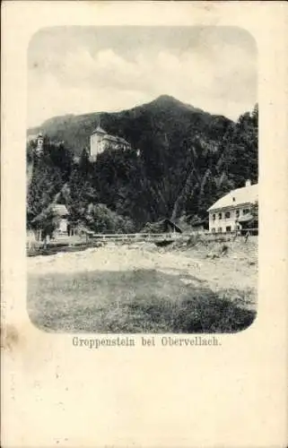 Ak Groppenstein Obervellach in Kärnten, Teilansicht