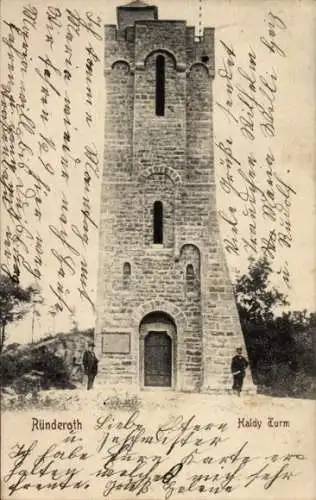 Ak Ründeroth Engelskirchen im Oberbergischen Kreis, Haldy Turm