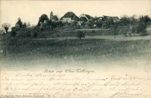 Ak Obertüllingen Lörrach in Baden Württemberg, Teilansicht