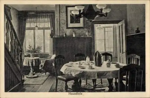 Ak Buntenbock Clausthal Zellerfeld Oberharz, Grundbesitzer- und Handelsbank GmbH, Hausdiele