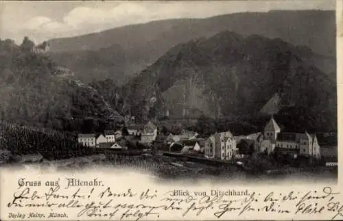 Ak Altenahr im Ahrtal, Blick von Ditscharth