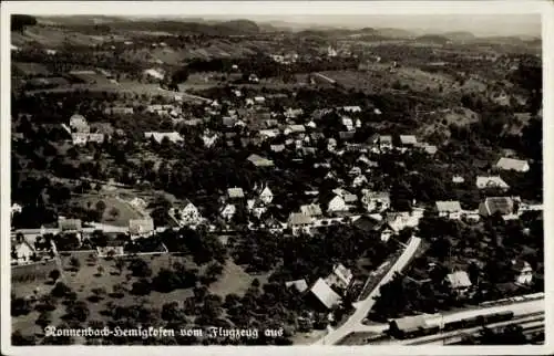 Ak Nonnenbach Hemigkofen Kressbronn am Bodensee, Fliegeraufnahme