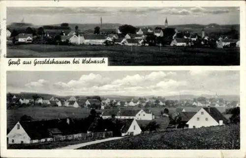 Ak Geroldshausen Unterfranken, Panorama