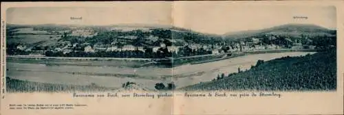 Klapp Ak Rustroff Rüsdorf Lothringen Moselle, Gesamtansicht, Altenberg, Stromberg