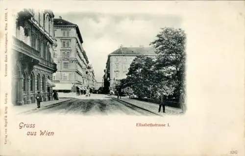 Ak Wien I., Elisabethstraße I