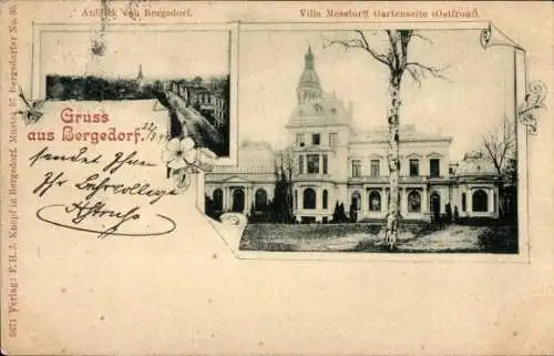 Ak Hamburg Bergedorf, Villa Messtorff