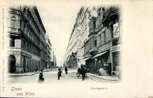 Ak Wien IX., Glasergasse I.