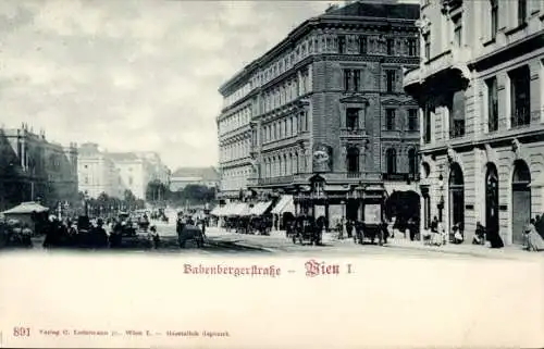 Ak Wien I., Babenbergerstraße