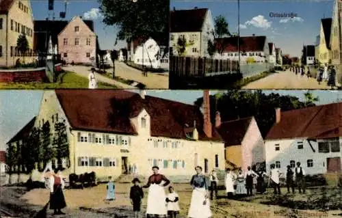 Ak Gessertshausen in Schwaben, Ortsstraße
