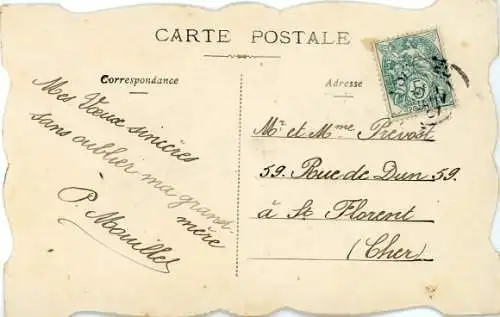 Material Ak Glückwunsch Neujahr, Blumen, Echte Pflanzen, Stiefmütterchen