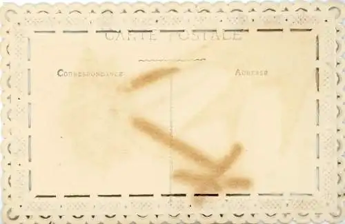 Material Ak Schwalben, Blumen, Kitsch