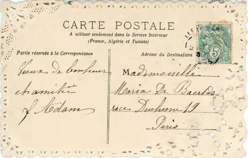 Material Ak Glückwunsch Neujahr, Taube, Rosen