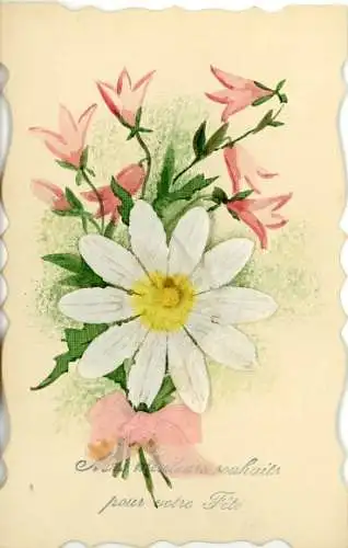 Material Ak Stoffschleife, Blumen, Kitsch