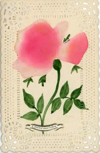 Material Ak Blühende Blume, Stoff