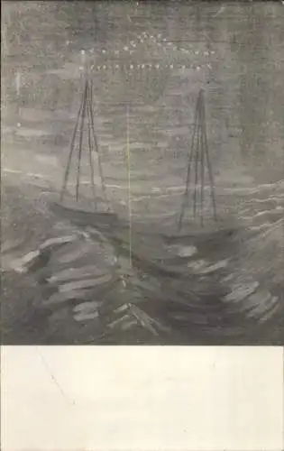 Künstler Ak  M. Ciurlionis, 'Im Balanes'