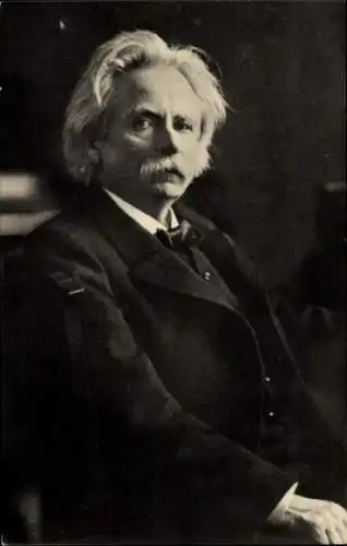 Ak Komponist Edvard Grieg, Porträt