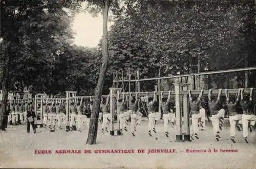 CPA Ecole Normale de Gymnastique de Joinville, Exercite a la homme