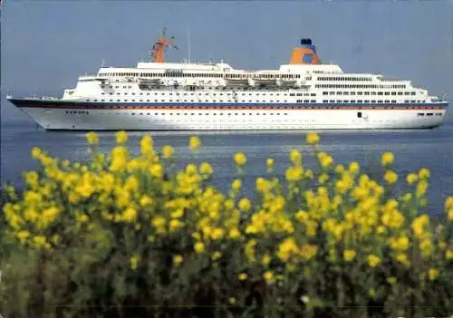 Ak Dampfer Europa, Norddeutscher Lloyd Bremen, Vierschraubenturbinenschnelldampfer, Das Bild z...