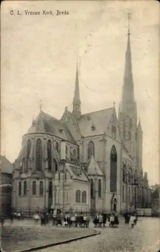 Ak Breda Nordbrabant Niederlande, O. L. Vrouw Kerk