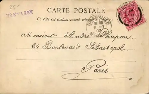 Ak Gorey Kanalinsel Jersey, Mont Orgueil Castle