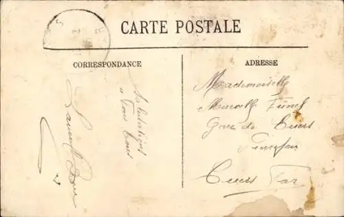 Ak Hyères Var, Vue générale prise de l'Avenue Godillo