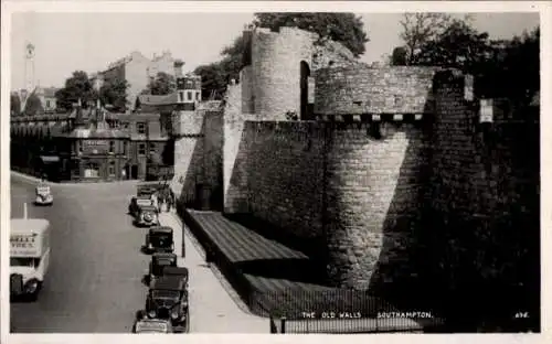 Ak Southampton Hampshire England, Alte Stadtmauern