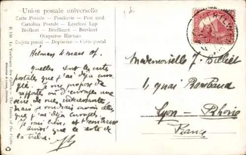 Künstler Ak Wuttke, Carl, Ägypten, The Tombs of the Califs