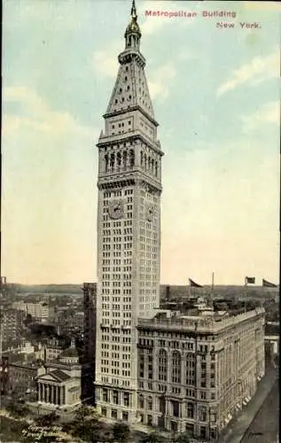 Ak New York City USA, Metropolitan Building, New York
