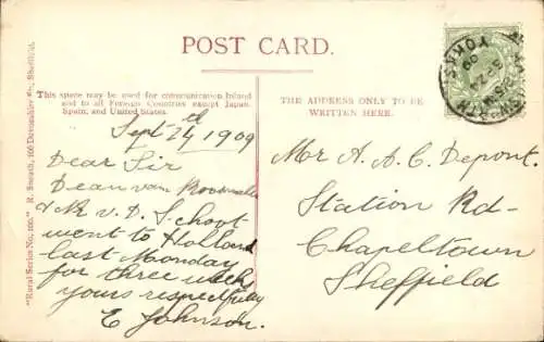 Ak Handsworth Sheffield Yorkshire England, Sankt Josephs Presbytery