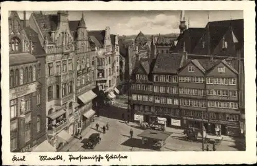 Ak Kiel in Schleswig Holstein, Markt, Persianische Häuser