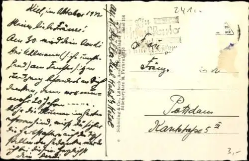 Ak Kiel in Schleswig Holstein, Markt, Persianische Häuser