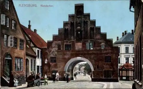 Ak Flensburg, Nordertor