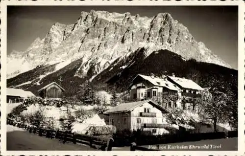 Ak Ehrwald in Tirol, Pension Kurheim
