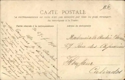 Ak Renaze Mayenne, Route de Segre