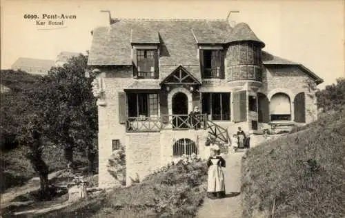Ak Pont Aven Finistère, Ker Botrel