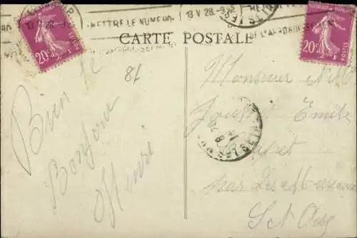 Ak Épinal Lothringen Vosges, Quartier Reffye, Soldaten,  Architektur, Eingangstor