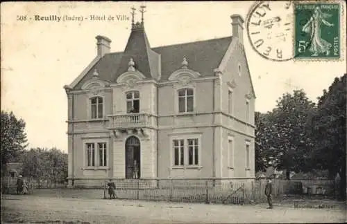 Ak Reuilly Indre, Hôtel de Ville,  Architektur, französische Post