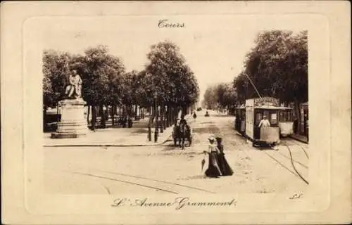 Ak Tours Indre et Loire, Avenue Grammont