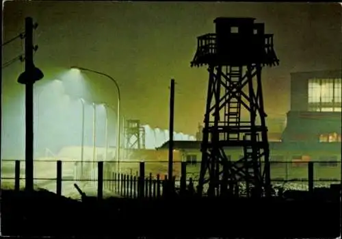 Ak Berlin Pankow Wilhelmsruh, Sektorengrenze Wilhelmsruh